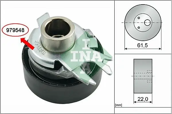 Spannrolle, Zahnriemen Schaeffler INA 531 0525 30