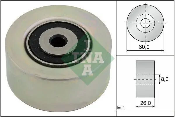 Spannrolle, Keilrippenriemen Schaeffler INA 531 0550 10