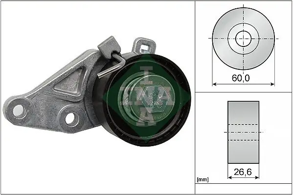 Spannrolle, Zahnriemen Schaeffler INA 531 0586 10