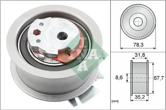 Spannrolle, Zahnriemen Schaeffler INA 531 0628 30 Bild Spannrolle, Zahnriemen Schaeffler INA 531 0628 30