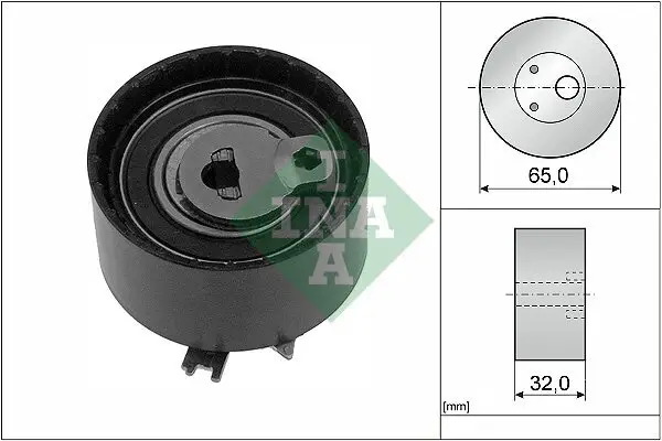 Spannrolle, Zahnriemen Schaeffler INA 531 0710 10