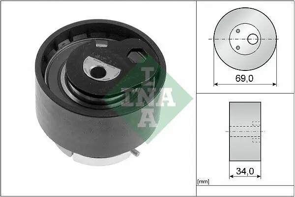 Spannrolle, Zahnriemen Schaeffler INA 531 0771 10