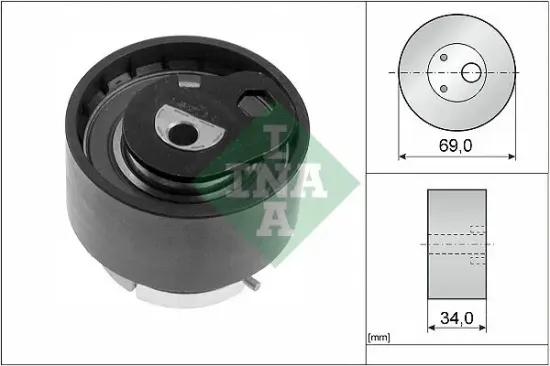 Spannrolle, Zahnriemen Schaeffler INA 531 0771 10 Bild Spannrolle, Zahnriemen Schaeffler INA 531 0771 10