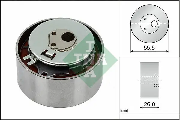 Spannrolle, Zahnriemen Schaeffler INA 531 0778 10