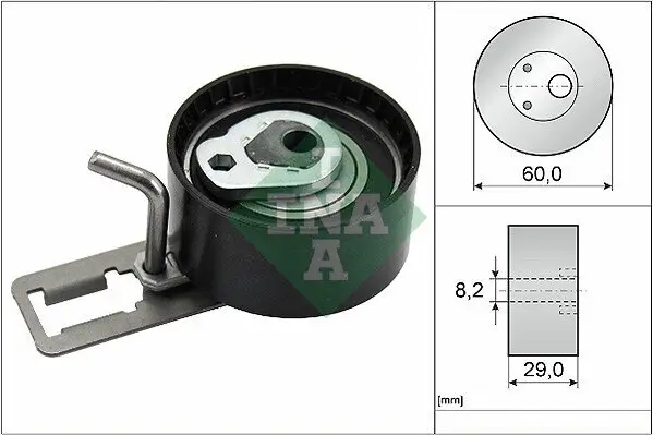 Spannrolle, Zahnriemen Schaeffler INA 531 0850 10