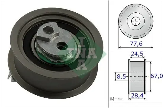 Spannrolle, Zahnriemen Schaeffler INA 531 0851 10 Bild Spannrolle, Zahnriemen Schaeffler INA 531 0851 10