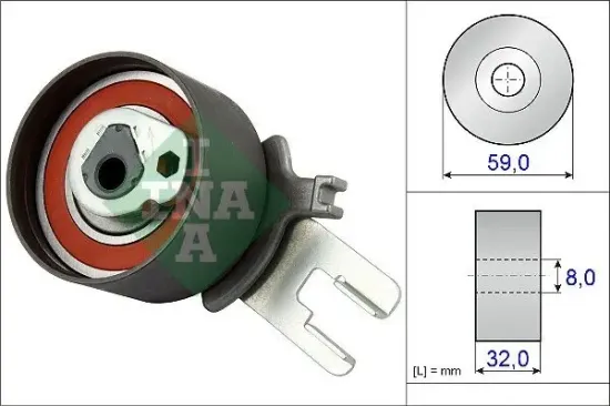Spannrolle, Zahnriemen Schaeffler INA 531 0859 10 Bild Spannrolle, Zahnriemen Schaeffler INA 531 0859 10