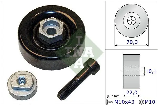 Spannrolle, Keilrippenriemen Schaeffler INA 531 0864 10