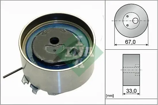 Spannrolle, Zahnriemen Schaeffler INA 531 0869 10 Bild Spannrolle, Zahnriemen Schaeffler INA 531 0869 10