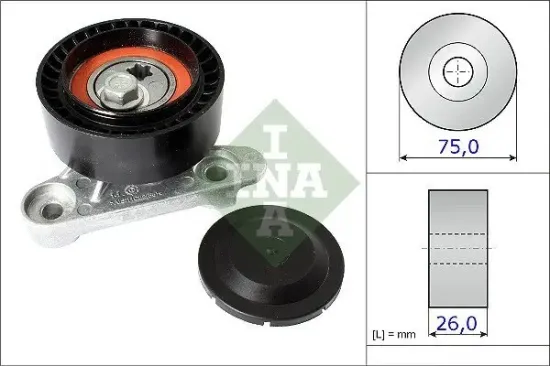 Spannrolle, Keilrippenriemen Schaeffler INA 531 0871 10 Bild Spannrolle, Keilrippenriemen Schaeffler INA 531 0871 10