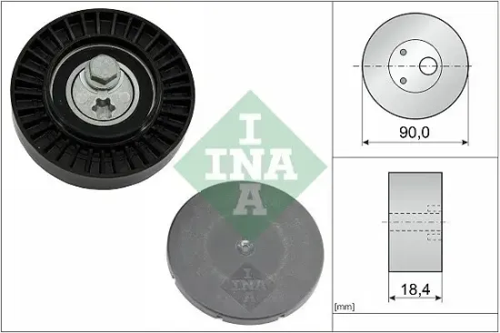 Spannrolle, Keilrippenriemen Schaeffler INA 531 0880 10 Bild Spannrolle, Keilrippenriemen Schaeffler INA 531 0880 10