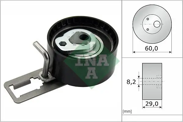 Spannrolle, Zahnriemen Schaeffler INA 531 0884 10