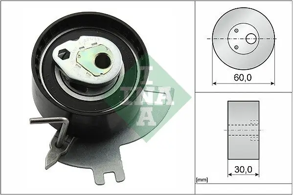 Spannrolle, Zahnriemen Schaeffler INA 531 0885 10