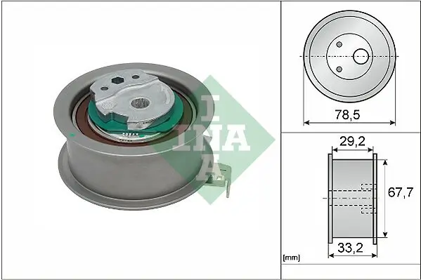 Spannrolle, Zahnriemen Schaeffler INA 531 0927 10