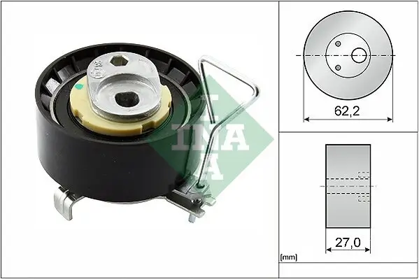 Spannrolle, Zahnriemen Schaeffler INA 531 0928 10