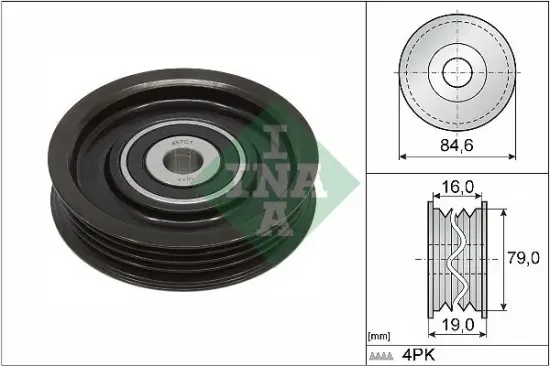 Spannrolle, Keilrippenriemen Schaeffler INA 531 0931 10 Bild Spannrolle, Keilrippenriemen Schaeffler INA 531 0931 10