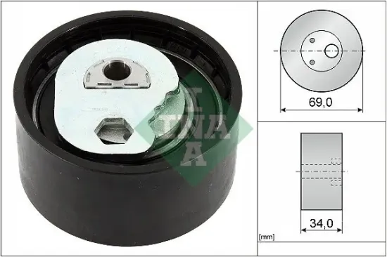 Spannrolle, Zahnriemen Schaeffler INA 531 0941 10 Bild Spannrolle, Zahnriemen Schaeffler INA 531 0941 10