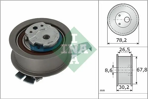 Spannrolle, Zahnriemen Schaeffler INA 531 0962 10 Bild Spannrolle, Zahnriemen Schaeffler INA 531 0962 10