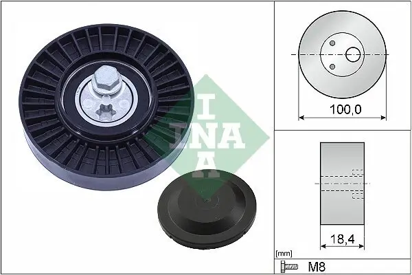 Spannrolle, Keilrippenriemen Schaeffler INA 531 0966 10