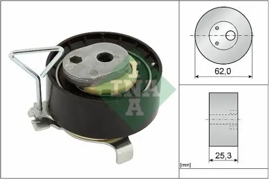 Spannrolle, Zahnriemen Schaeffler INA 531 1002 10 Bild Spannrolle, Zahnriemen Schaeffler INA 531 1002 10