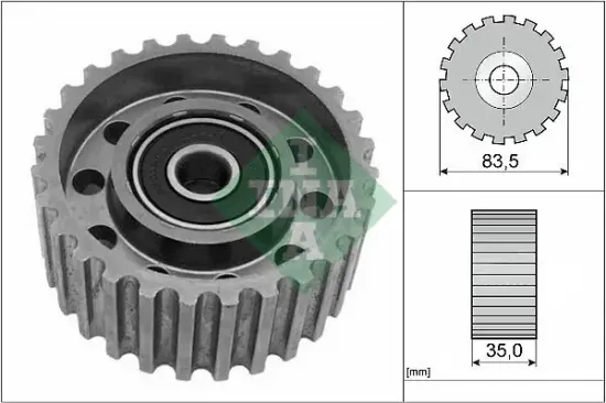 Umlenk-/Führungsrolle, Zahnriemen Schaeffler INA 532 0098 20 Bild Umlenk-/Führungsrolle, Zahnriemen Schaeffler INA 532 0098 20