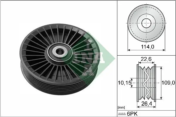 Umlenk-/Führungsrolle, Keilrippenriemen Schaeffler INA 532 0108 10 Bild Umlenk-/Führungsrolle, Keilrippenriemen Schaeffler INA 532 0108 10