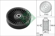 Umlenk-/Führungsrolle, Keilrippenriemen Schaeffler INA 532 0108 10