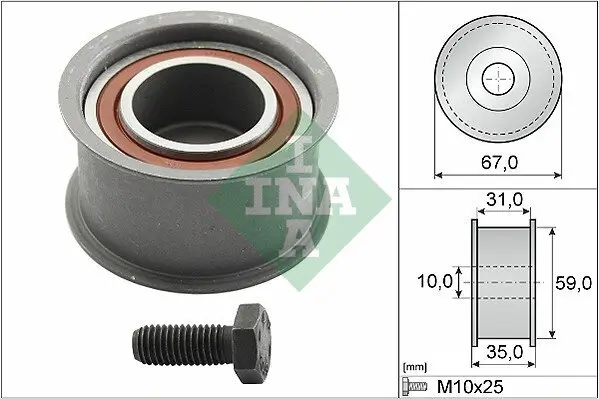 Umlenk-/Führungsrolle, Zahnriemen Schaeffler INA 532 0159 10