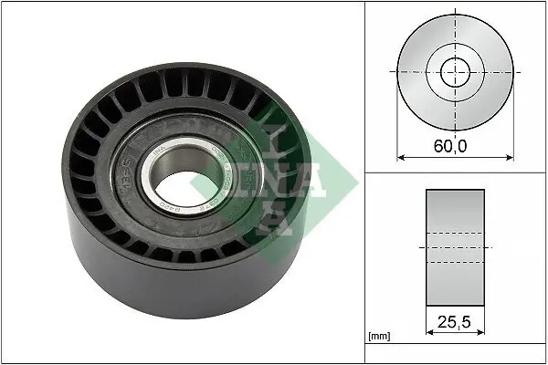 Umlenk-/Führungsrolle, Keilrippenriemen Schaeffler INA 532 0243 10