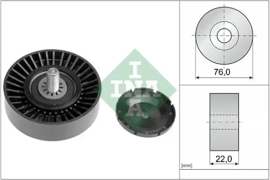 Umlenk-/Führungsrolle, Keilrippenriemen Schaeffler INA 532 0323 10 Bild Umlenk-/Führungsrolle, Keilrippenriemen Schaeffler INA 532 0323 10