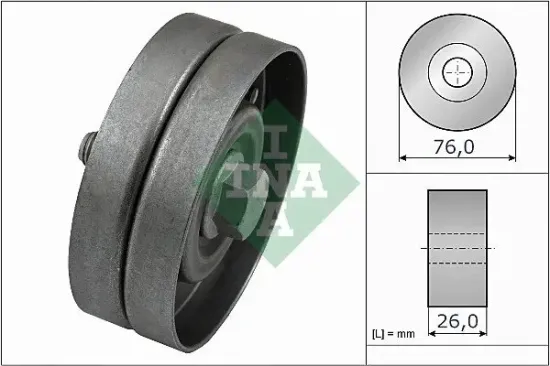 Umlenk-/Führungsrolle, Keilrippenriemen Schaeffler INA 532 0326 30 Bild Umlenk-/Führungsrolle, Keilrippenriemen Schaeffler INA 532 0326 30