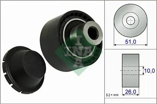 Umlenk-/Führungsrolle, Keilrippenriemen Schaeffler INA 532 0334 10 Bild Umlenk-/Führungsrolle, Keilrippenriemen Schaeffler INA 532 0334 10