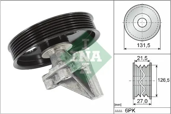 Umlenk-/Führungsrolle, Keilrippenriemen Schaeffler INA 532 0354 10 Bild Umlenk-/Führungsrolle, Keilrippenriemen Schaeffler INA 532 0354 10