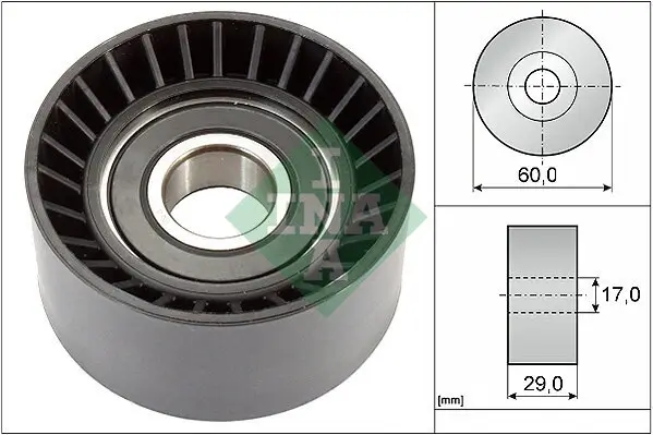 Umlenk-/Führungsrolle, Keilrippenriemen Schaeffler INA 532 0364 20