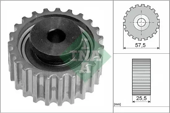 Umlenk-/Führungsrolle, Zahnriemen Schaeffler INA 532 0387 20 Bild Umlenk-/Führungsrolle, Zahnriemen Schaeffler INA 532 0387 20