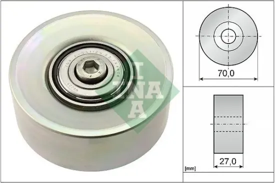 Umlenk-/Führungsrolle, Keilrippenriemen Schaeffler INA 532 0398 10 Bild Umlenk-/Führungsrolle, Keilrippenriemen Schaeffler INA 532 0398 10