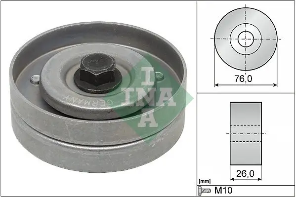 Umlenk-/Führungsrolle, Keilrippenriemen Schaeffler INA 532 0402 30