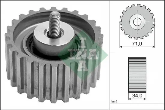 Umlenk-/Führungsrolle, Zahnriemen Schaeffler INA 532 0441 10 Bild Umlenk-/Führungsrolle, Zahnriemen Schaeffler INA 532 0441 10