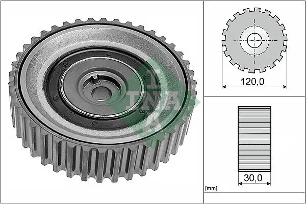 Umlenk-/Führungsrolle, Zahnriemen Schaeffler INA 532 0443 10