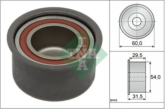 Umlenk-/Führungsrolle, Zahnriemen Schaeffler INA 532 0459 10 Bild Umlenk-/Führungsrolle, Zahnriemen Schaeffler INA 532 0459 10