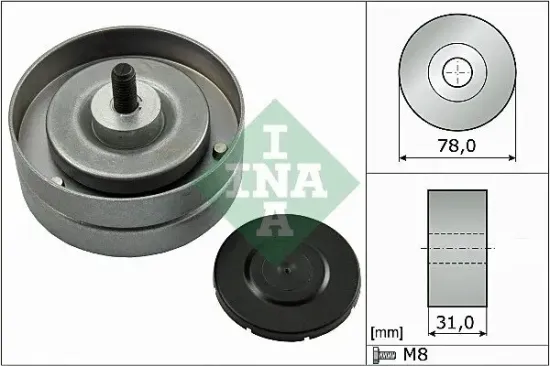 Umlenk-/Führungsrolle, Keilrippenriemen Schaeffler INA 532 0463 10 Bild Umlenk-/Führungsrolle, Keilrippenriemen Schaeffler INA 532 0463 10