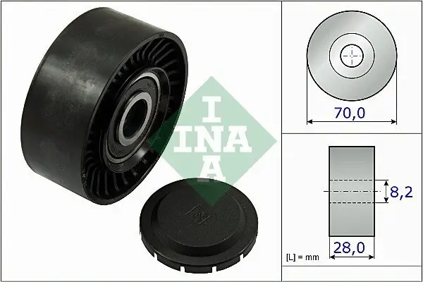 Umlenk-/Führungsrolle, Keilrippenriemen Schaeffler INA 532 0468 10