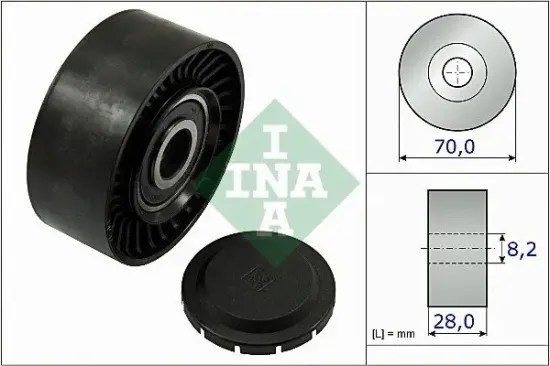 Umlenk-/Führungsrolle, Keilrippenriemen Schaeffler INA 532 0468 10 Bild Umlenk-/Führungsrolle, Keilrippenriemen Schaeffler INA 532 0468 10