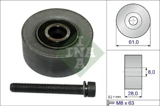 Umlenk-/Führungsrolle, Zahnriemen Schaeffler INA 532 0472 10 Bild Umlenk-/Führungsrolle, Zahnriemen Schaeffler INA 532 0472 10