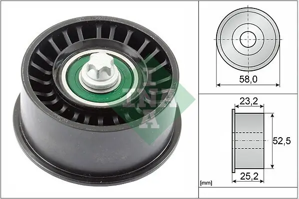 Umlenk-/Führungsrolle, Zahnriemen Schaeffler INA 532 0478 10