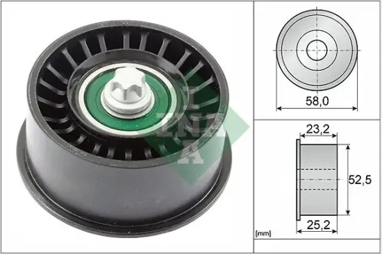 Umlenk-/Führungsrolle, Zahnriemen Schaeffler INA 532 0478 10 Bild Umlenk-/Führungsrolle, Zahnriemen Schaeffler INA 532 0478 10