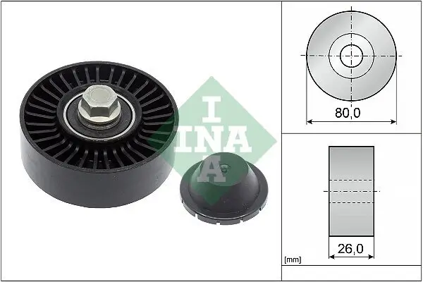 Umlenk-/Führungsrolle, Keilrippenriemen Schaeffler INA 532 0512 10