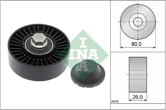 Umlenk-/Führungsrolle, Keilrippenriemen Schaeffler INA 532 0512 10 Bild Umlenk-/Führungsrolle, Keilrippenriemen Schaeffler INA 532 0512 10