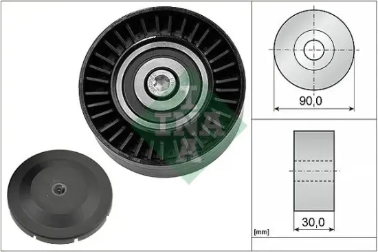 Umlenk-/Führungsrolle, Keilrippenriemen Schaeffler INA 532 0514 10 Bild Umlenk-/Führungsrolle, Keilrippenriemen Schaeffler INA 532 0514 10