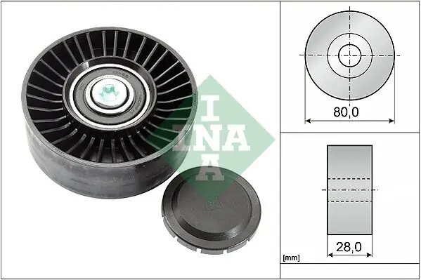 Umlenk-/Führungsrolle, Keilrippenriemen Schaeffler INA 532 0515 10 Bild Umlenk-/Führungsrolle, Keilrippenriemen Schaeffler INA 532 0515 10